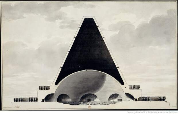 Загадка архитекторов Этьена Булле и Клода Леду идеи которому давали «сущности выходящие из тени», изображение №17