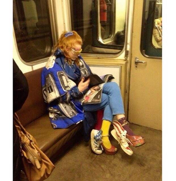 Вивьен Вествуд в московском метро?