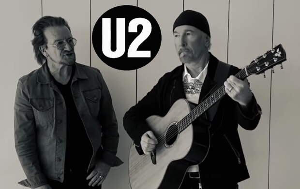 Боно (Bono)и Эдж (Edge) из U2 выступили в киевском метро