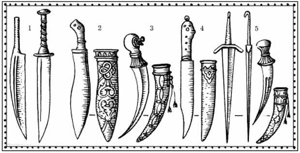 Древние ножи