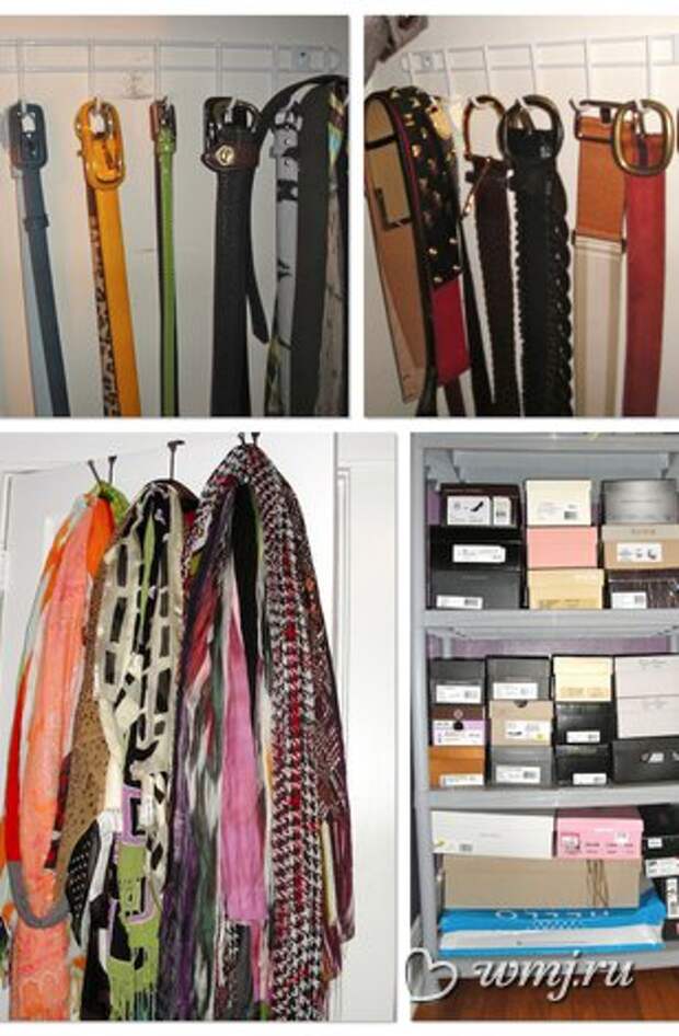Ящики для хранения одежды в шкафу