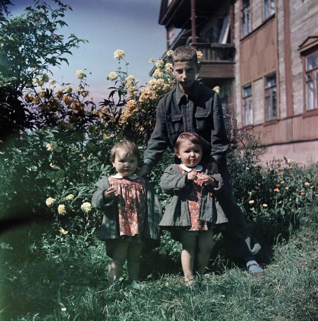 Лица Советской эпохи на снимках Фридлянда. Дети 1940-1950-х (8)