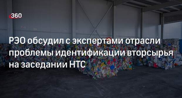 РЭО обсудил с экспертами отрасли проблемы идентификации вторсырья на заседании НТС