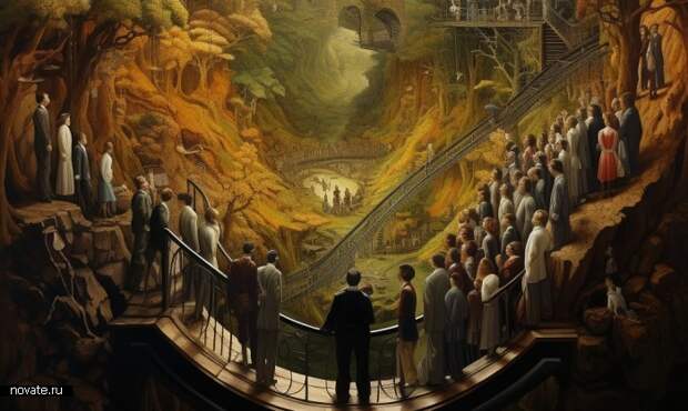 Это выглядит красиво, но наш ли это рай?! / Фото: Midjourney Это выглядит красиво, но наш ли это рай?! / Фото: Midjourney