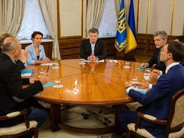 Петр Порошенко. Встреча с журналистами