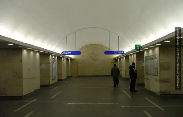 Горьковская метро, питер, подземка