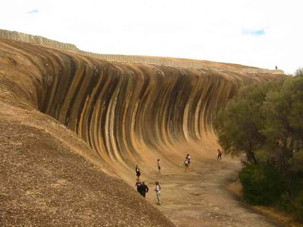 Каменная волна в Австралии завораживает австралия, волна, камень