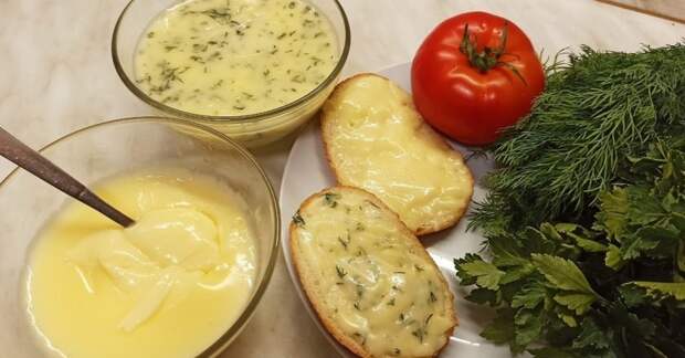 Домашний плавленый сыр с чесноком