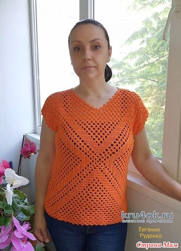 Вязание-крючок БЛУЗКИ