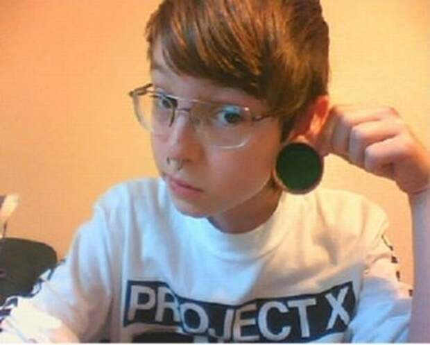 Ребенок неформал (6 фото)