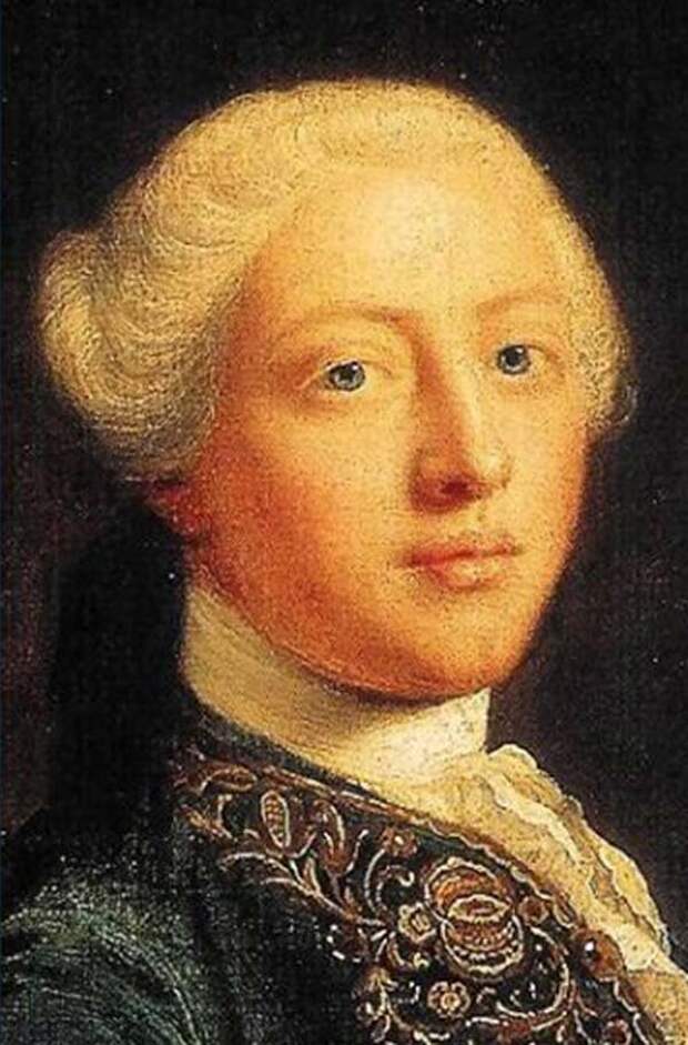 ДЖОШУА РЕЙНОЛЬДС Портрет Георга III. 1759. Фрагмент