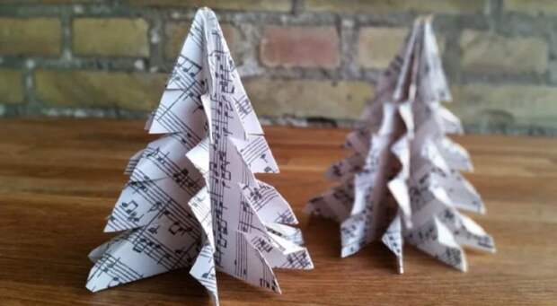 Елка из бумаги. Фото: pixabay.com