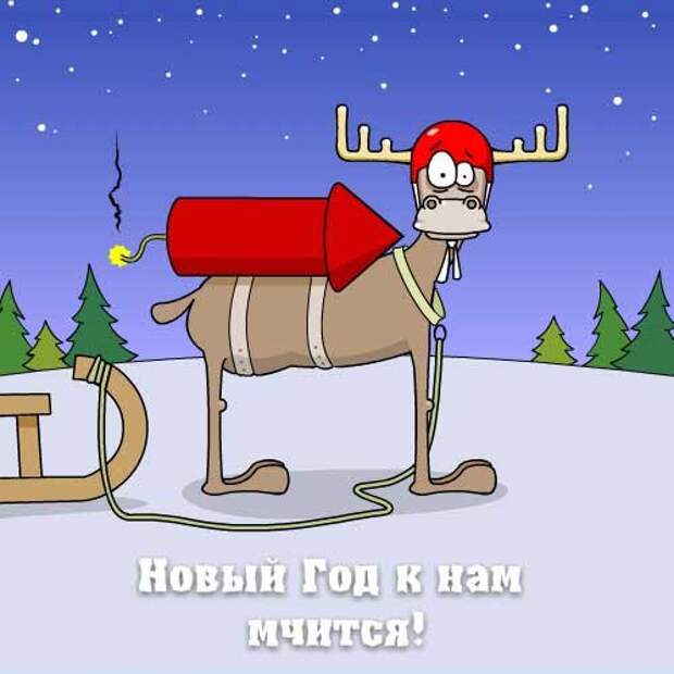Весёлые новогодние картинки: праздник приближается!