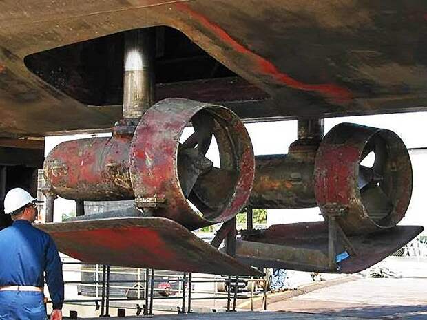 Вспомогательные движители фрегатов типа «Оливер Перри»