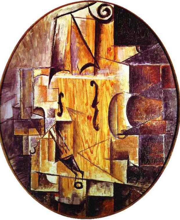 Пабло Пикассо. Скрипка. 1912 год