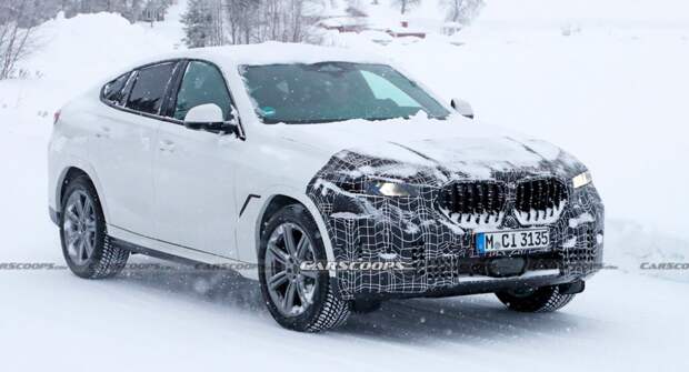 Опубликованы первые снимки обновленного BMW X6 G06