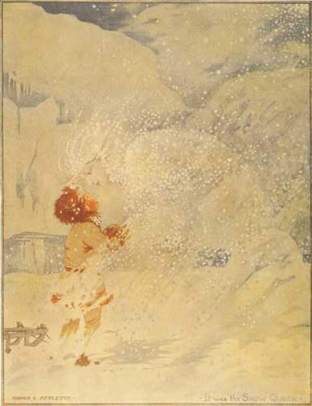 Ганс Христиан Андерсен - Снежная королева (иллюстрация - Honor C. Appleton)