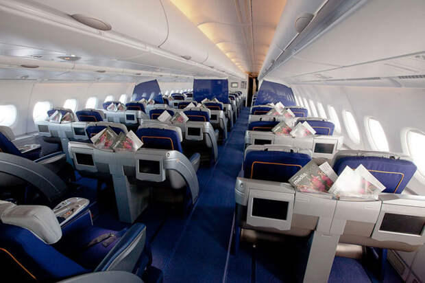 Полет на новом гигантском самолете Airbus A380