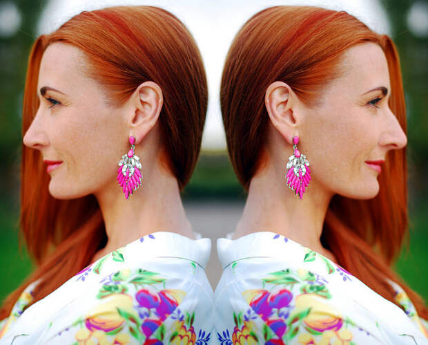 Redhead profile - before and after