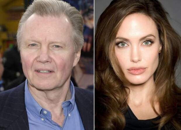 7 место. Джон Войт и Анджелина Джоли (Jon Voight, Angelina Jolie). дочь, знаменитость, отец