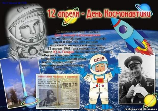 12 апреля - День космонавтики