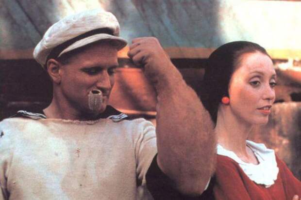Робин Уильямс в фильме *Попай*, 1980 | Фото: 24smi.org Робин Уильямс в фильме *Попай*, 1980 | Фото: 24smi.org