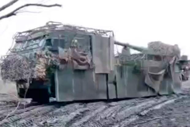 Постапокалиптическая самоходка «Богдана» замечена в одной из частей ВСУ