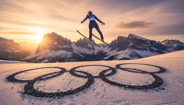 А вот и настоящий ответ Украине на Олимпиаде. Послание лыжника прочтёт весь мир