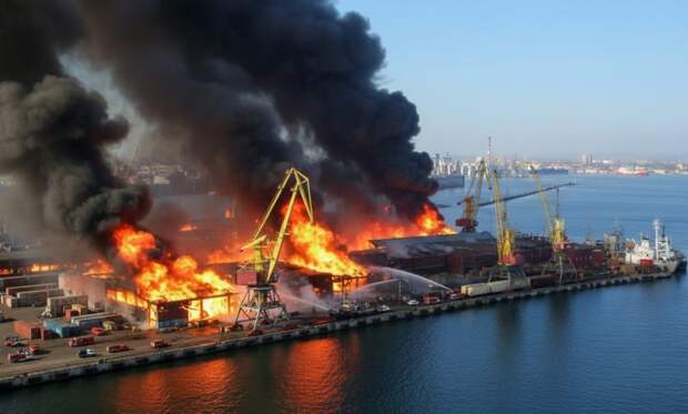 Аэропорт Одессы разнесен в хлам: с него ВСУ могли запускать дроны для удара по резиденции Путина