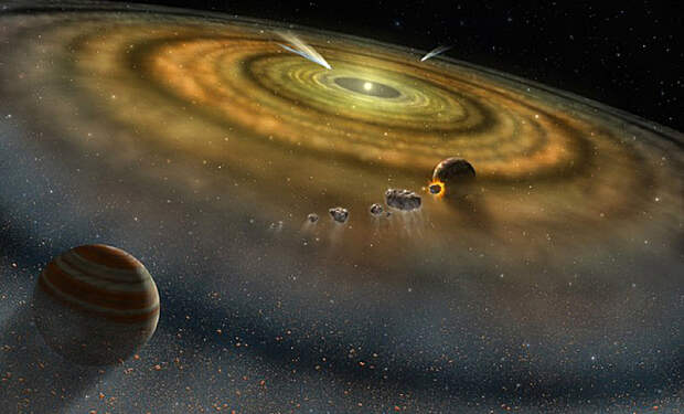 Астрономы подтвердили, что раньше в солнечной системе была еще одна планета. Сейчас мы находим ее части