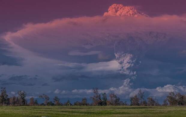 извержение вулкана в Чили (10)
