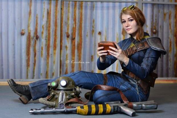 Косплей в стиле компьютерной игры Fallout