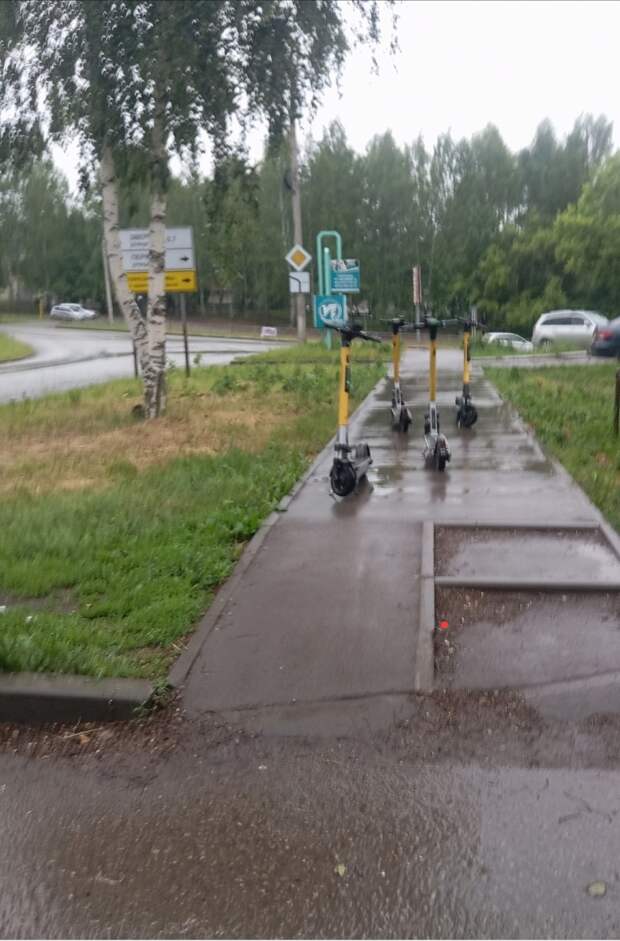В Воткинске временно приостановят работу каршеринга самокатов