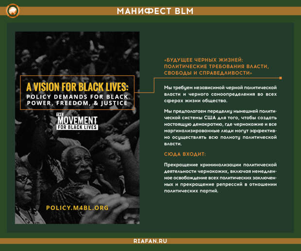 Чего на самом деле добиваются активисты движения BLM