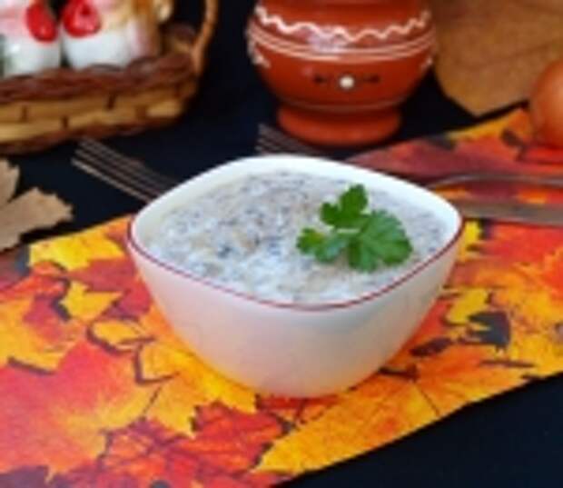 Сливочный соус с шампиньонами
