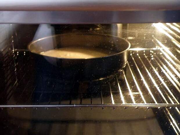 корж в духовке. пошаговое фото этапа приготовления торта Панчо