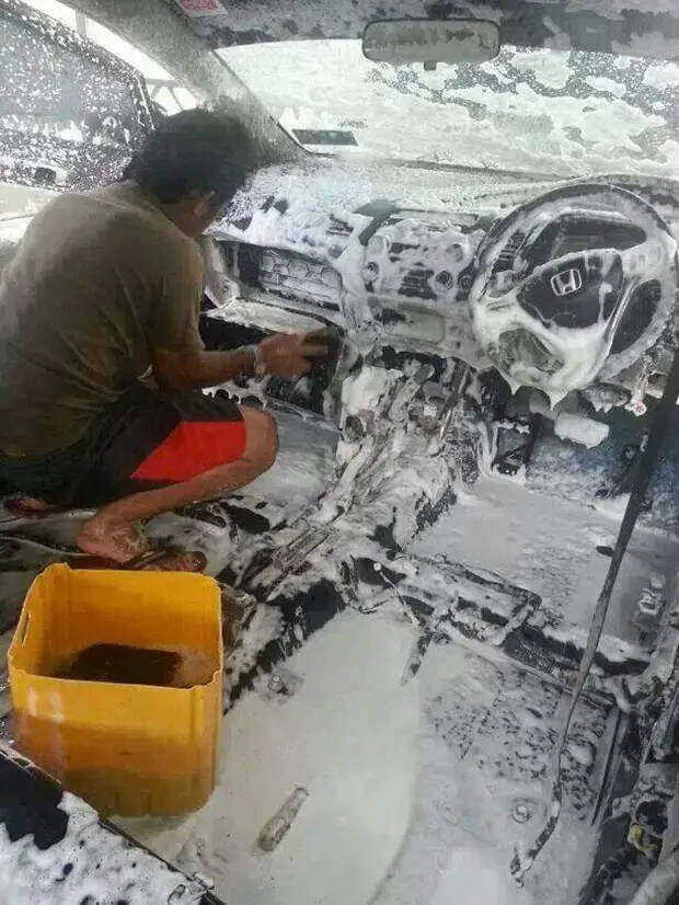 Вот почему лучше ездить на грязном автомобиле автомобили, автомойка, прикол, юмор