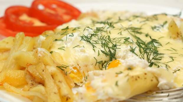 Вкусный и сытный завтрак за 15 минут: из картошки и яиц