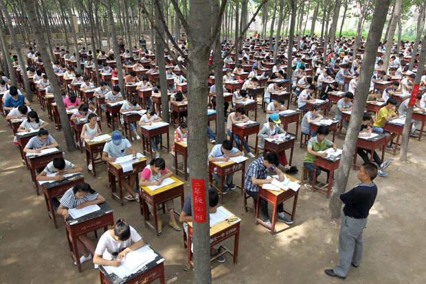 Выпускные экзамены в средней школе, провинция Хэнань