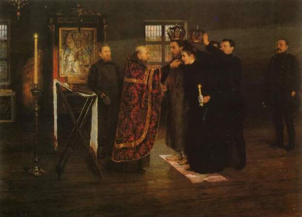 «Свадьба в тюрьме». Художник Николай Матвеев.