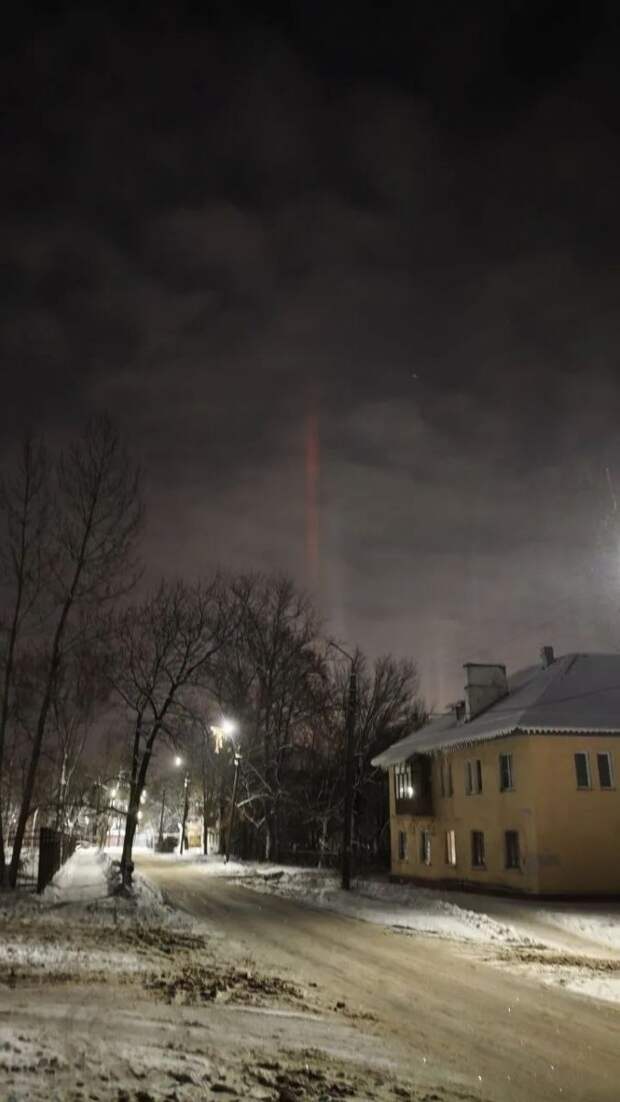 Необычный оптический эффект заметили в небе над Тулой