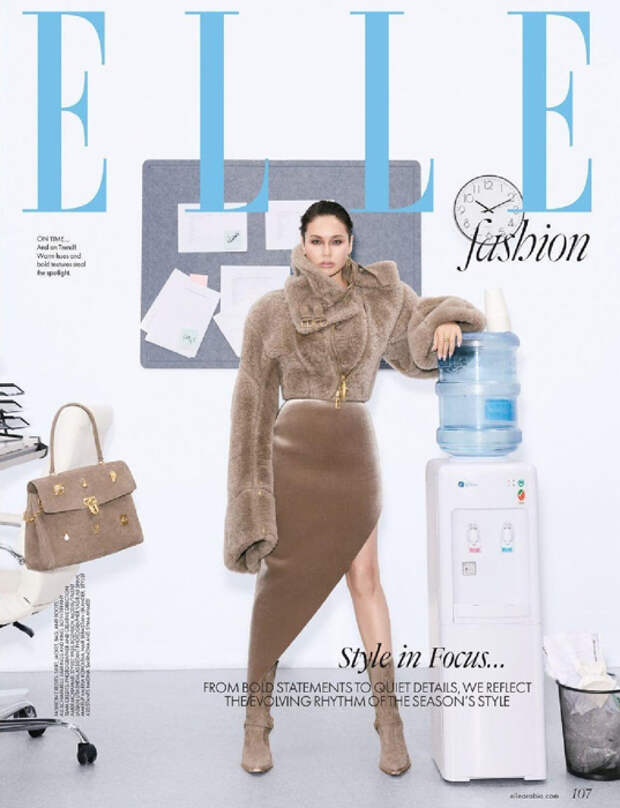 «Я благодарна за каждую возможность»: Ляйсан Утяшева появилась на обложке арабского Elle в эксклюзивных нарядах