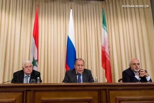 Встреча министров Сирии, Рф и Ирака