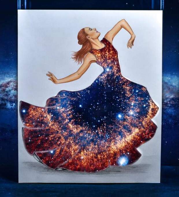 Галактическое платье. Автор: Edgar Artis.