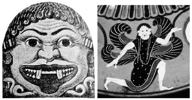 Античные изображения Медузы Горгоны.