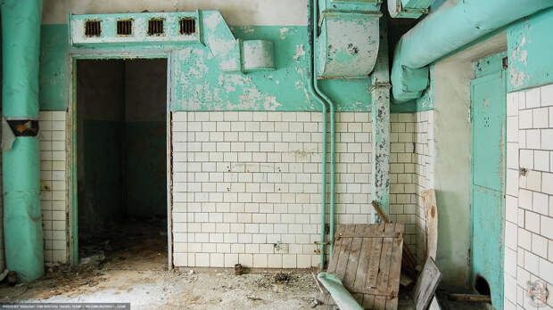 Завод Центролит в Кашире — заброшенное здание столовой