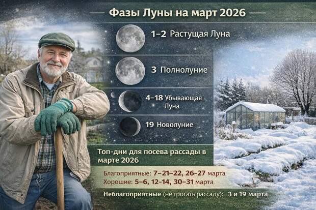 Агроном Александр Смирнов рассказал, как использовать лунный календарь в Туле в марте 2026