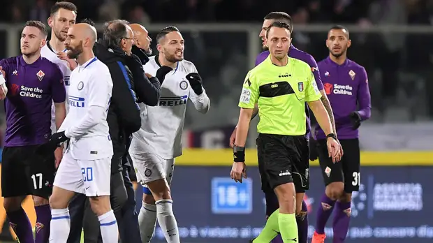 «Интер» упустил победу над «Фиорентиной» в матче Серии А, пропустив мяч на 101-й минуте