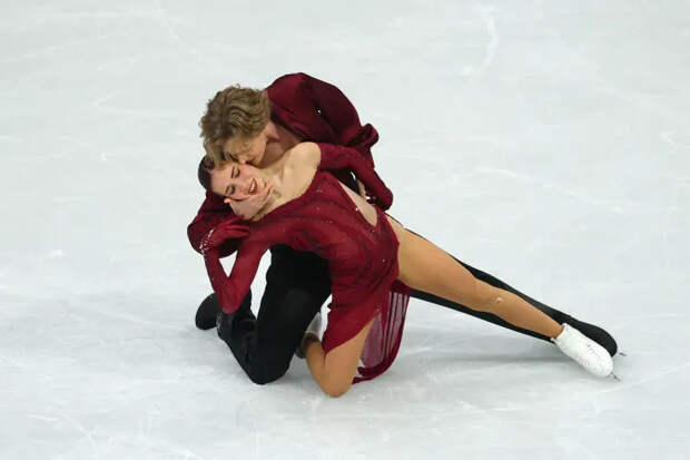 Диана Дэвис и Глеб Смолкин на Олимпиаде