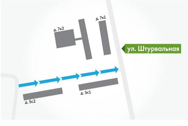 В проезде на Штурвальной улице вводится одностороннее движение